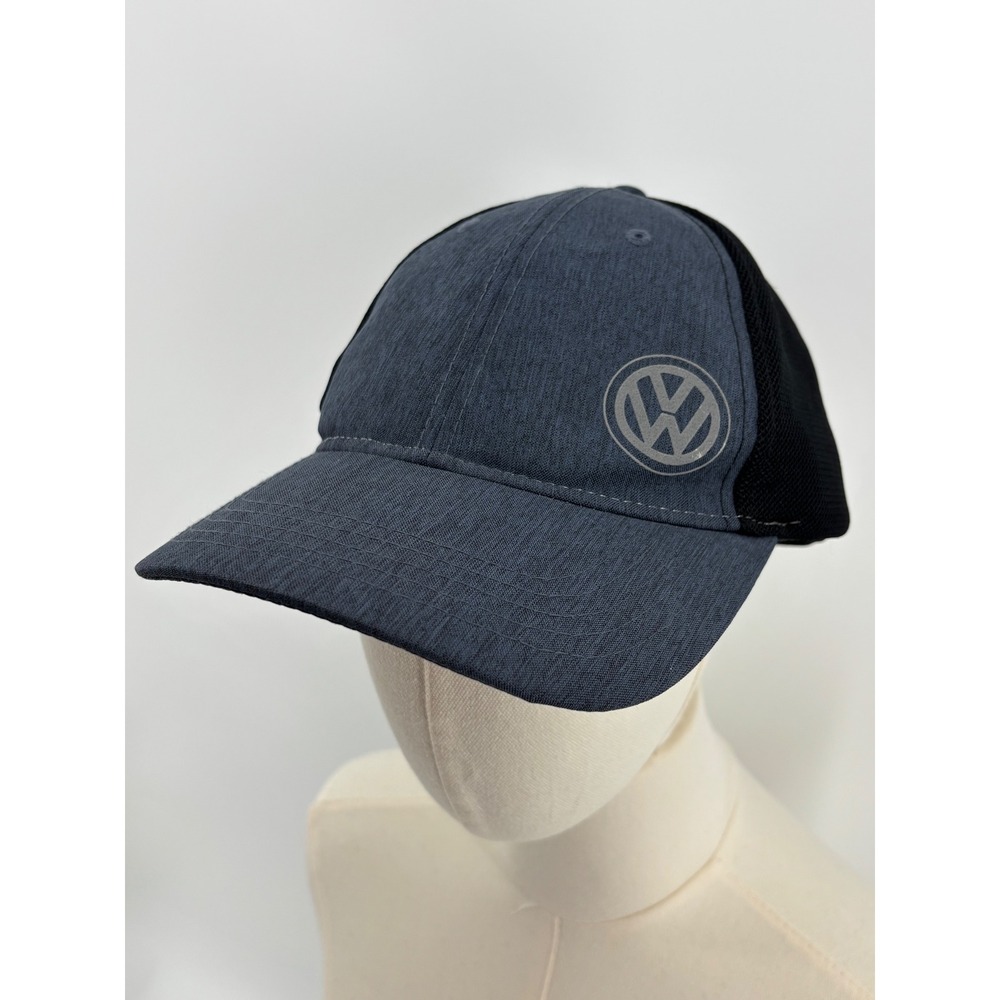 Volkswagen DriverGear Navy Blue Black Mesh Adjustable Trucker‎ Baseball Cap Hat